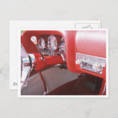 クラシック1959年コロネットカーダッシュ写真 ポストカード (正面/裏面)