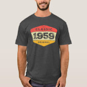 クラシック1959 64番目の誕生日ヴィンテージ Tシャツ (正面)