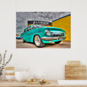 クラシック1960年代オーストラリアEHホールデンスペシャル ポスター (キッチン)