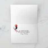 クラシック1960赤コルベット地図 カード (内部)