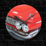 クラシック1961シボレーインパラ ラウンド壁時計<br><div class="desc">クラシック1961シボレーインパラ</div>