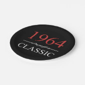 クラシック1964 60番目の誕生日 ペーパープレート (アングル)