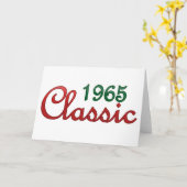 クラシック1965年 カード (黄色い花)