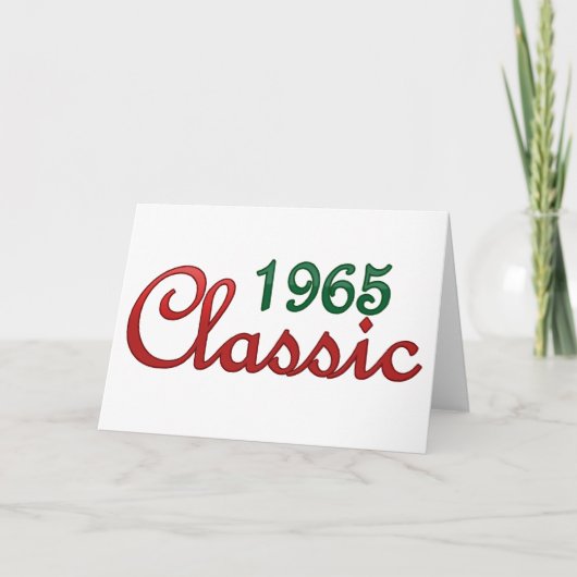 クラシック1965年 カード (正面)