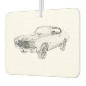 クラシック1970シェヴィシェヴェル蝶タイマッスルカー カーエアーフレッシュナー (左)