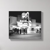 クラシック1980年代の映画館キャンバス印刷 キャンバスプリント (正面)