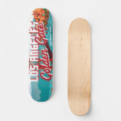 クラシック1980s L.Aゴールデンゲートビデオゲームボックスアート スケートボード (正面)