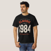クラシック1984年~40歳の誕生日ヴィンテージ Tシャツ (正面フル)