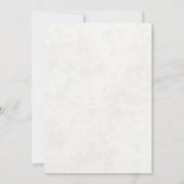 クラシック2モダン写真結婚新聞スタイル セーブザデート (裏面)