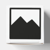 クラシック2x2結婚式の引き出物ボックステンプレート フェイバーボックス (上部)