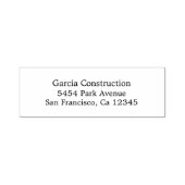 クラシック3ラインビジネス差出人住所 セルフインキングスタンプ (デザイン)