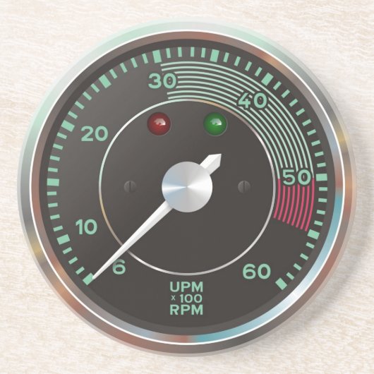 クラシック356 revのカウンター、古いエア冷却されたスポーツ・カー コースター (正面)