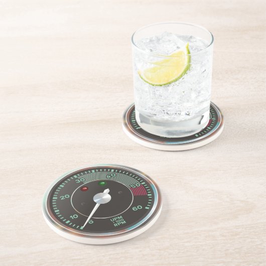 クラシック356 revのカウンター、古いエア冷却されたスポーツ・カー コースター (側面)