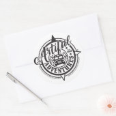 クラシック3"円形ステッカー ラウンドシール (封筒)