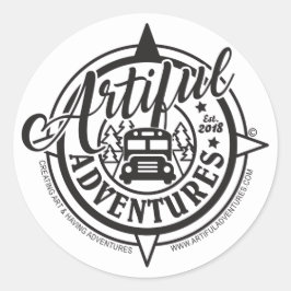 クラシック3"円形ステッカー ラウンドシール