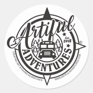 クラシック3"円形ステッカー ラウンドシール