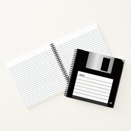 クラシック3.5インチフロッピーディスクスパイラルノートブック ノートブック (内部)