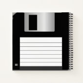 クラシック3.5インチフロッピーディスクスパイラルノートブック ノートブック (裏面)