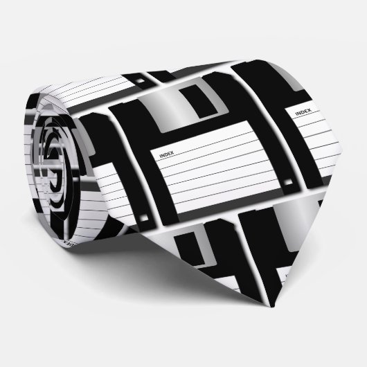 クラシック3.5"フロッピー・ディスクタイ ネクタイ (ロール)