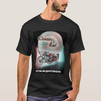 クラシック3Dバイク Tシャツ