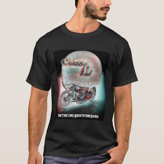 クラシック3Dバイク Tシャツ (正面)