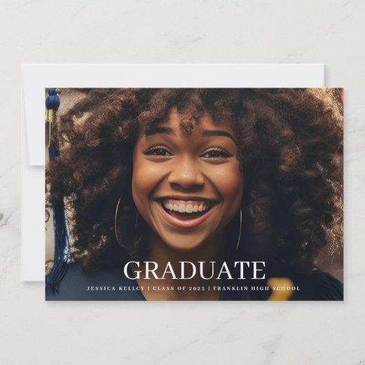 クラシック4写真タイポグラフィ研究発表 招待状 (正面)