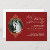 クラシック40周年記念写真招待状 招待状 (正面/裏面)