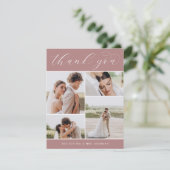 クラシック4 |写真数々ののフラ結婚ット サンキューカード (スタンド正面)