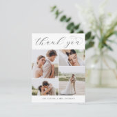 クラシック4 |写真数々ののフラ結婚ット サンキューカード (スタンド正面)