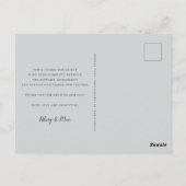 クラシック4 |写真数々のは結婚どうもありがとう ポストカード (裏面)