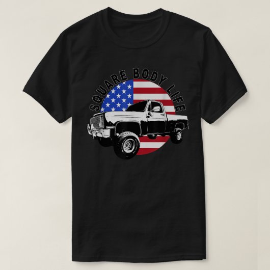 クラシック4X4スクエア体トラック Tシャツ (デザイン正面)