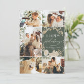 クラシック5枚の写真コラージュ ファミリーハロデーカード シーズンカード (スタンド正面)