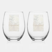 クラシック50周年記念エレガントワイングラス ステムなしワイングラス (裏面)