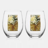 クラシック50周年記念エレガントワイングラス ステムなしワイングラス (正面)