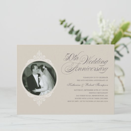 クラシック50周年記念砂岩招待状 招待状 (スタンド正面)