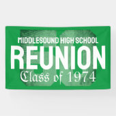 クラシック50年はっきりした高校懇親会クラス 横断幕 (横)