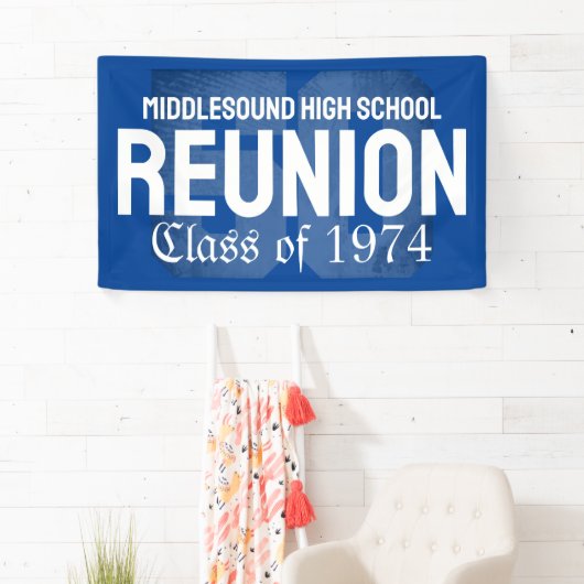 クラシック50年はっきりした高校懇親会クラス 横断幕 (インサイチュ)