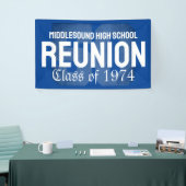 クラシック50年はっきりした高校懇親会クラス 横断幕 (トレードショー)