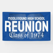 クラシック50年はっきりした高校懇親会クラス 横断幕 (横)