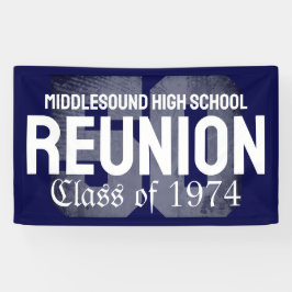 クラシック50年はっきりした高校懇親会クラス 横断幕