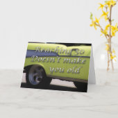 クラシック50誕生日 カード (黄色い花)