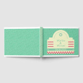 クラシック50sダイナーグラフィックズ結婚ゲストブック ゲストブック (全面)