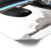 クラシック55車改造おもしろい漫画 ポスター (角)