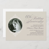 クラシック60周年記念写真招待状 招待状 (正面/裏面)