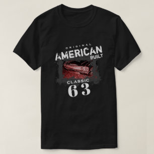 クラシック63のChevyの元のアメリカの造られた前部 Tシャツ