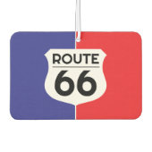 クラシック66号線ハイウェイのロゴの署名カスタム車 カーエアーフレッシュナー (正面)