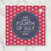 クラシック7月4日独立記念日 フェイバータグ (裏面)