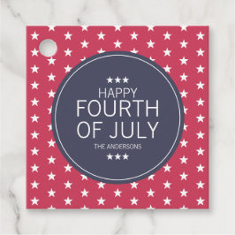 クラシック7月4日独立記念日 フェイバータグ