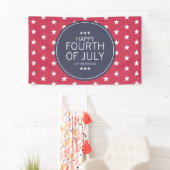 クラシック7月4日独立記念日 横断幕 (インサイチュ)