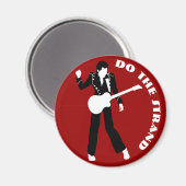 クラシック70's Glam Rock Music Roxy Ferry Art マグネット (正面/裏面)